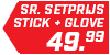 Zaalhockey set senior 49,99