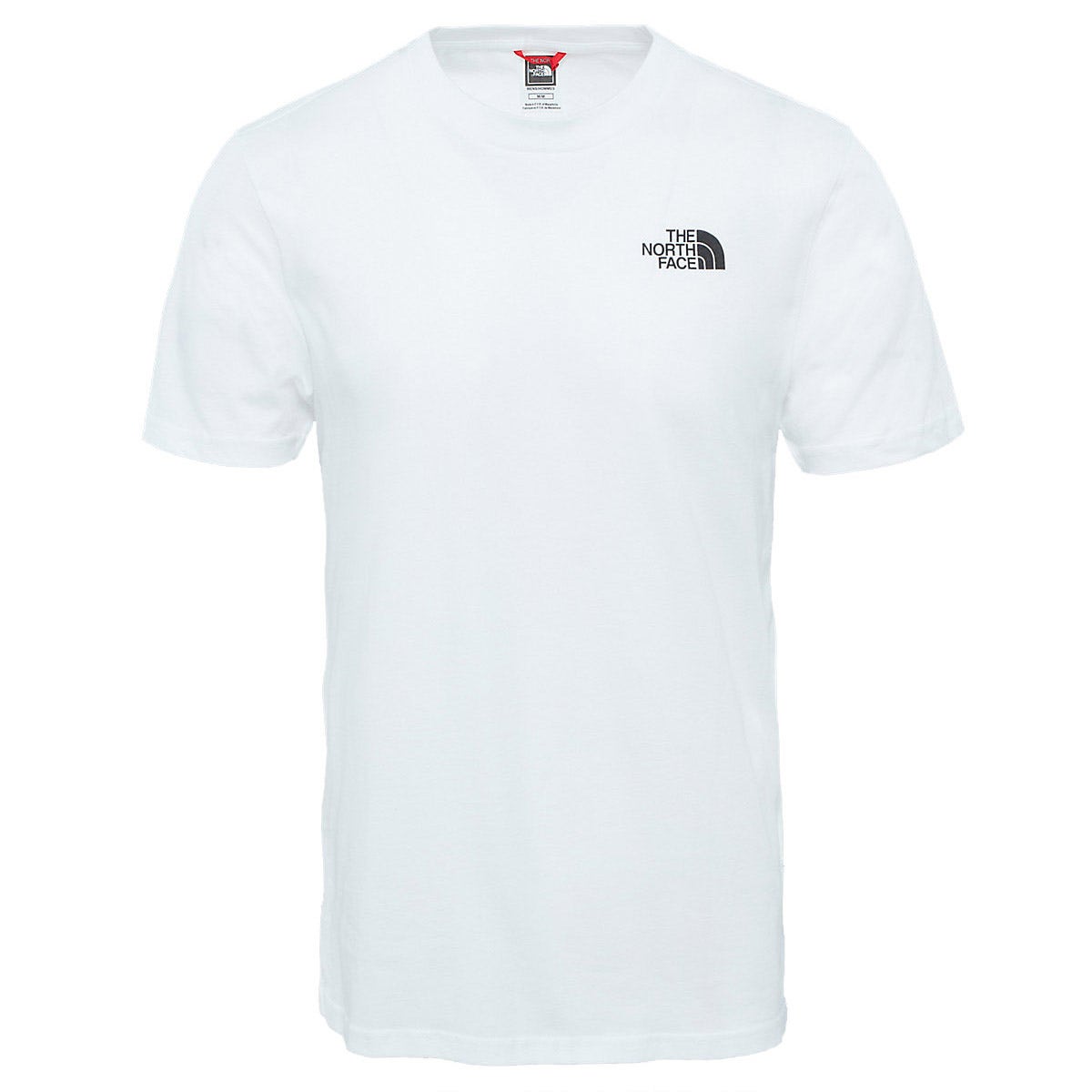 The North Face S/s Simple Dome Tee - Eu Outdoorshirt Heren - TNF White