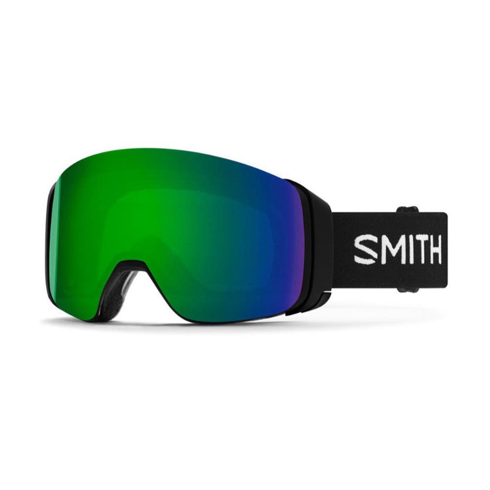 Smith I/O Mag goggle black / chromapop sun green mirror (met extra lens)