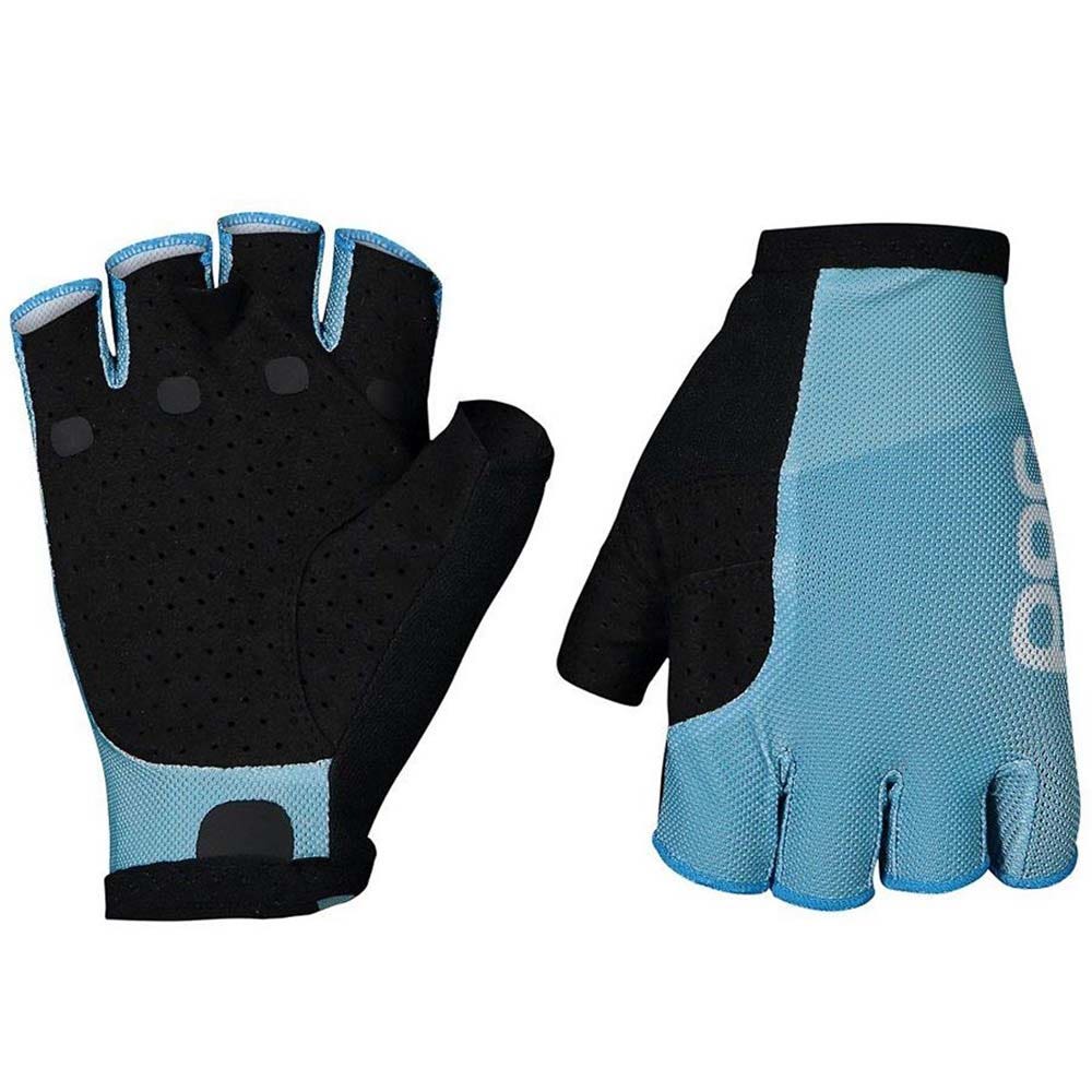 POC Essential Road Mesh Short Glove - Lt Basalt Blue Small