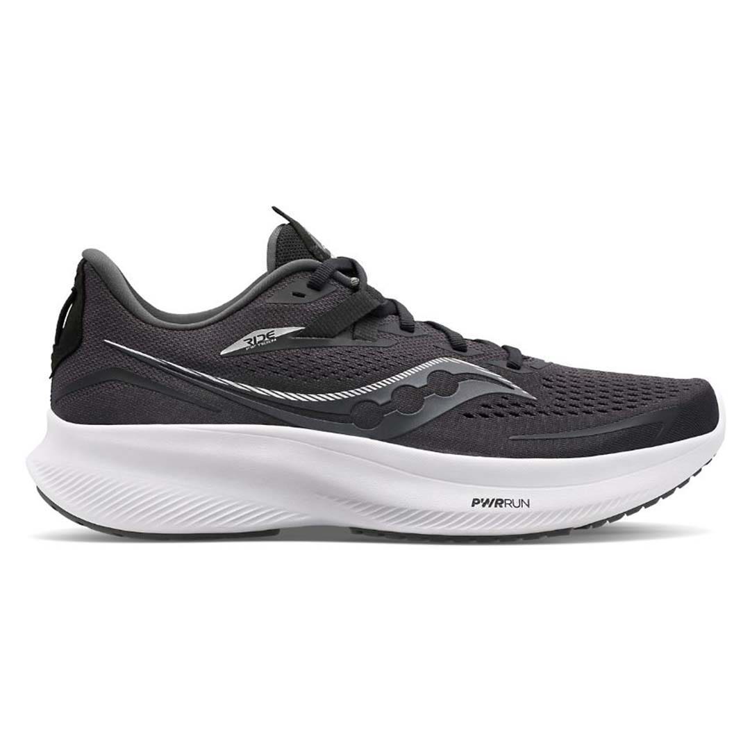 Saucony - Ride 15 - Runningschoenen maat 8, zwart/grijs
