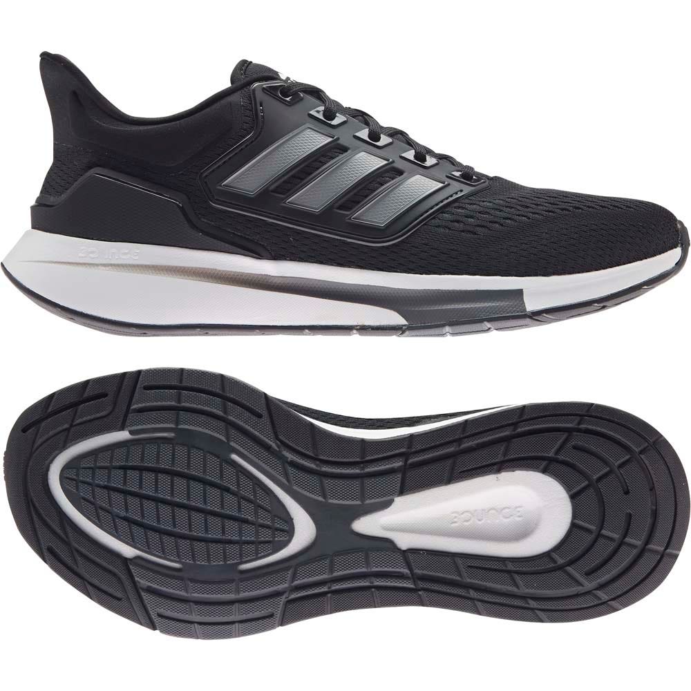adidas Performance Eq21 Run Hardloopschoenen Man Zwarte 43 1/3