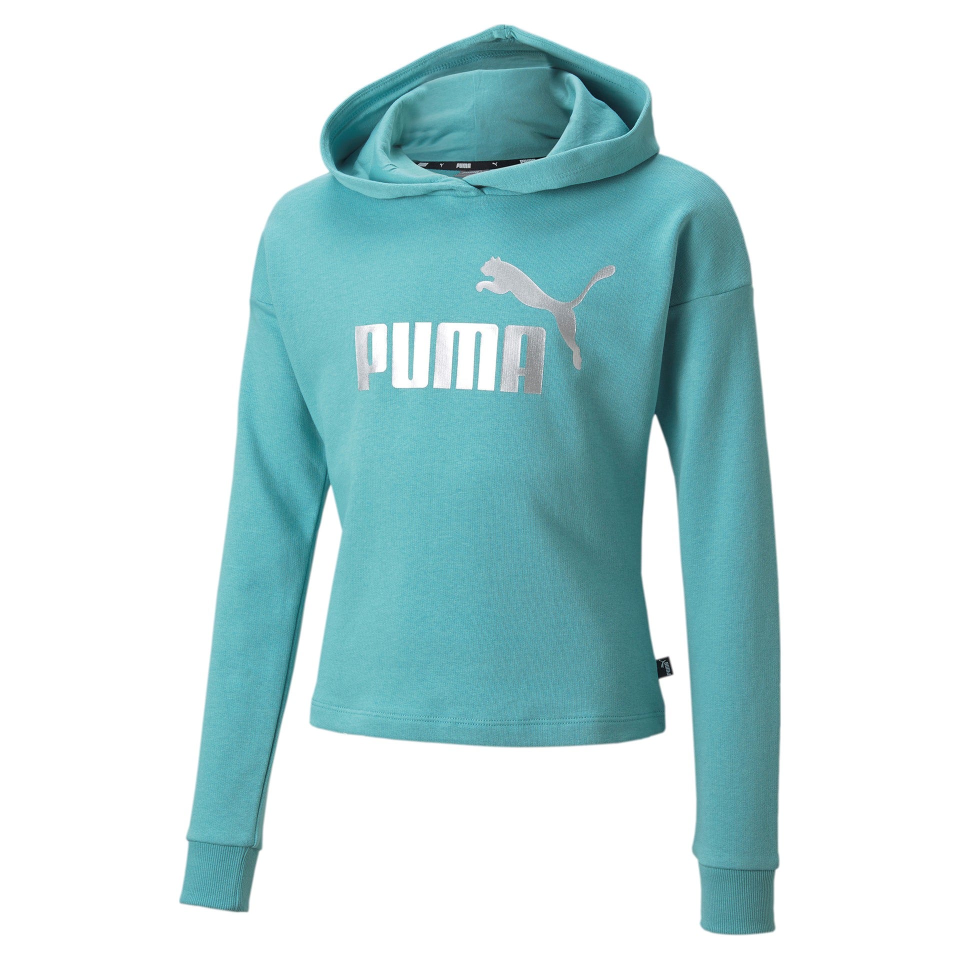 Puma Ess+ Logo Cropped Hoodie Tr G - 152