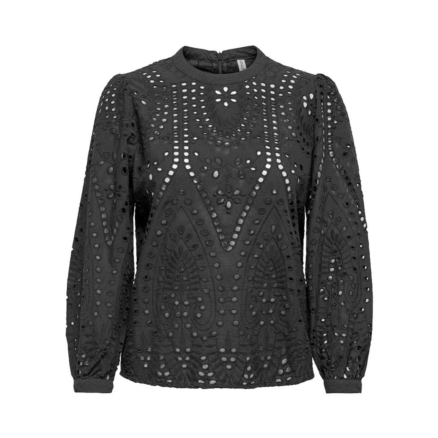 Only Onlnyla 7/8  Emb Anglaise Blouse Wv: