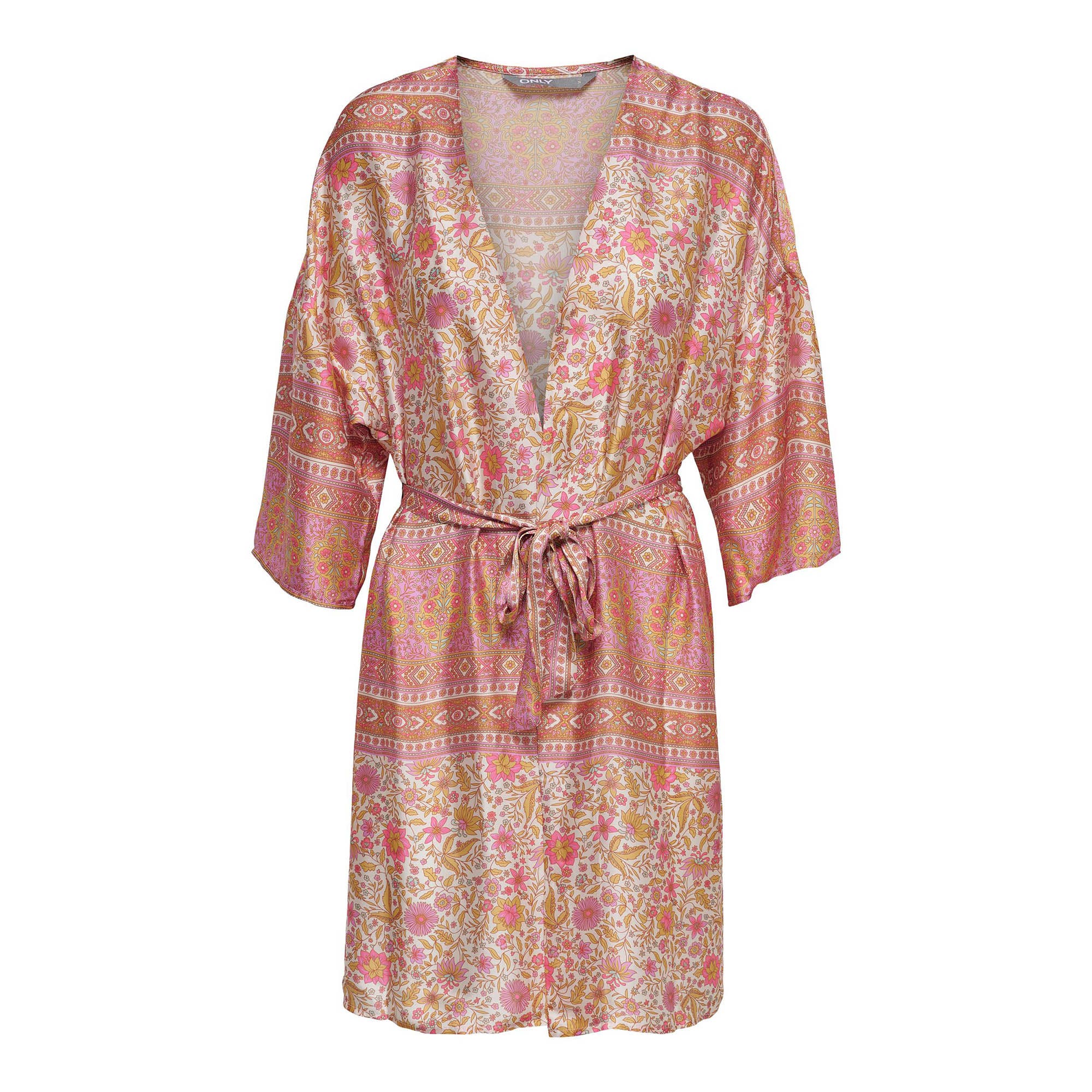Only ONLZULA 34 KIMONO - Sheer Pink Pink