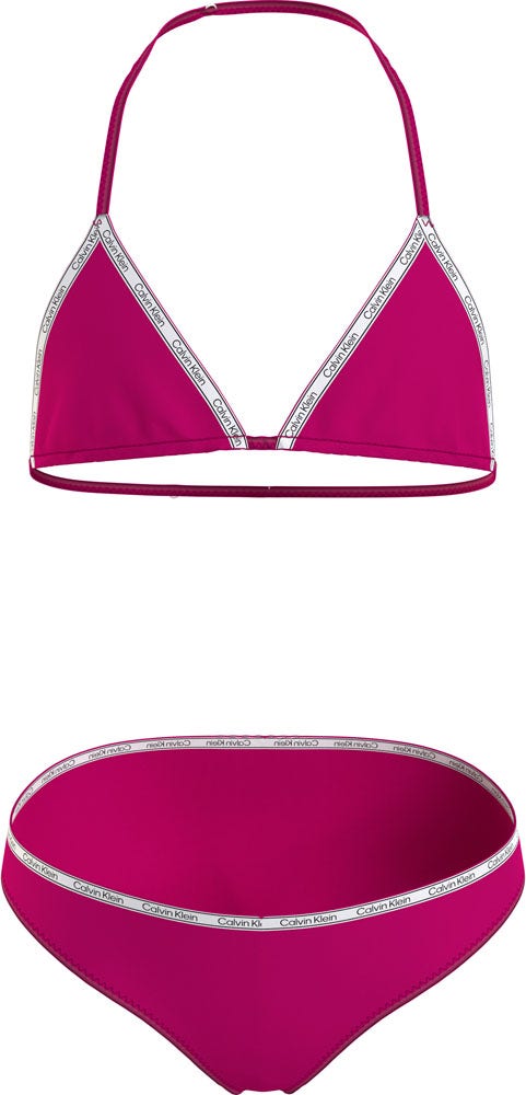 Calvin Klein Triangle Bikini Set - 10-12