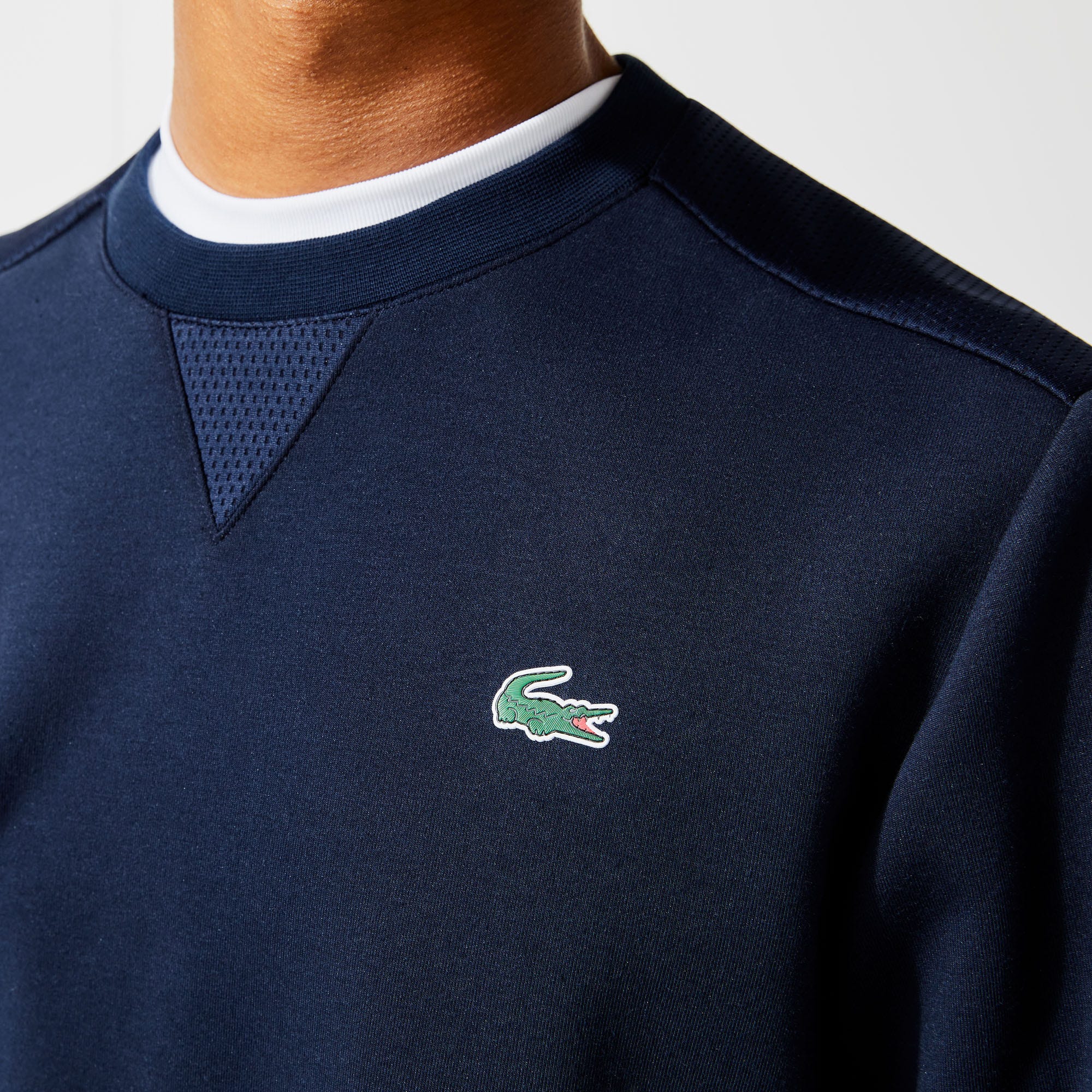 Lacoste Colour Block Tape Crew Sweatshirt