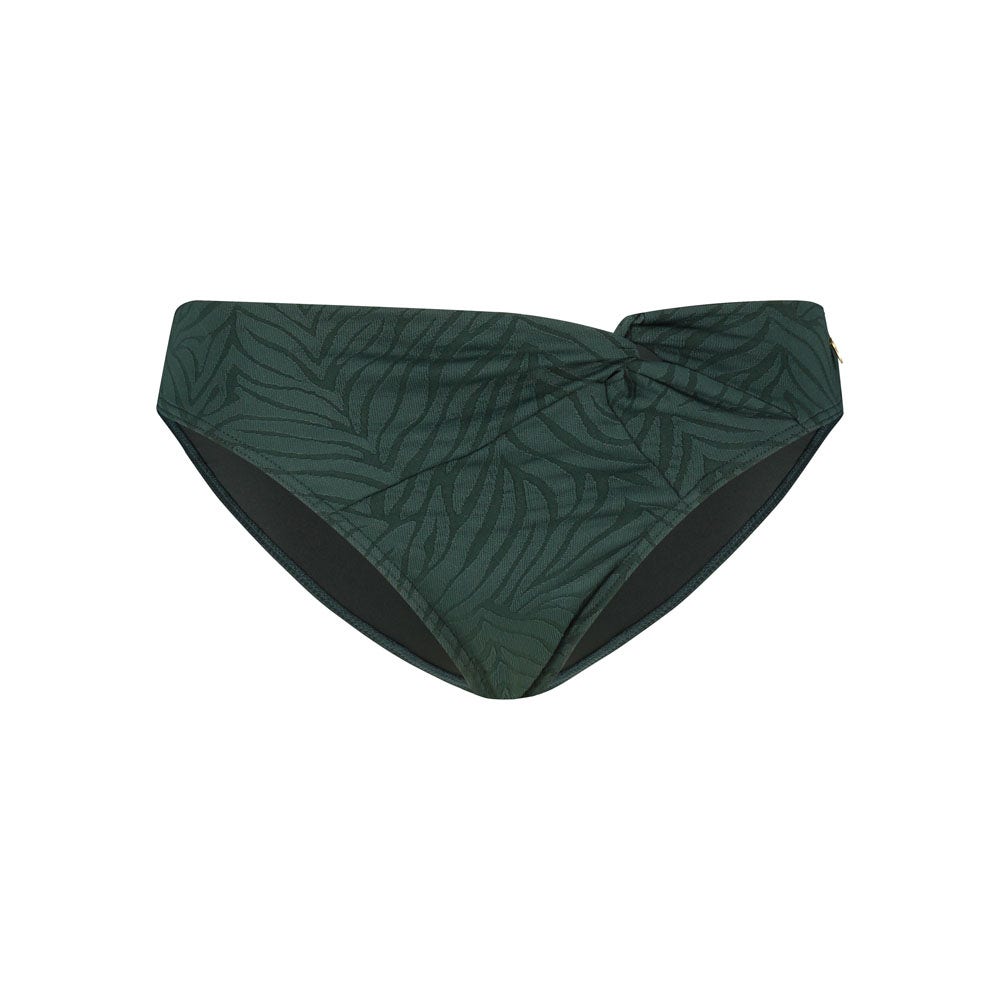 knoop bikinibroekje jacquard zebra green maat 38