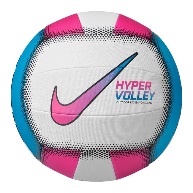 Nike Volleybal model Hypervolley - Kleur Roze/Blauw/Wit - Maat 5