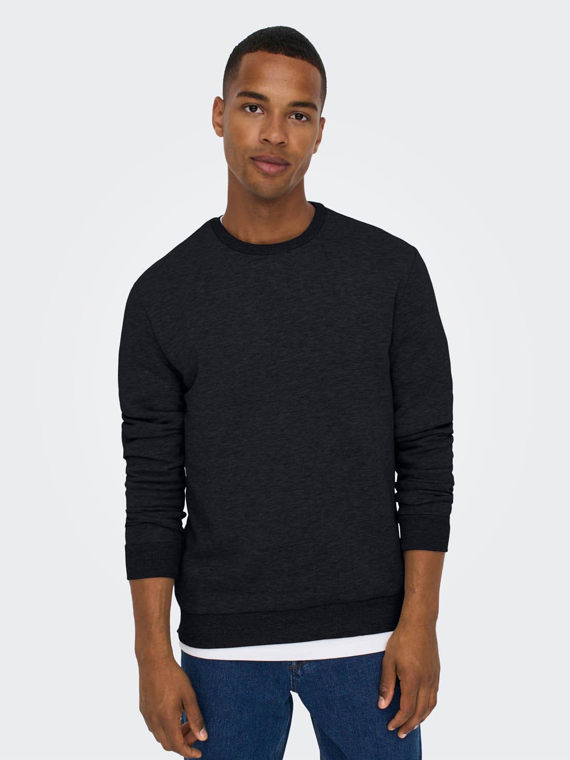 Sweatshirt met ronde hals, model 'Ceres'