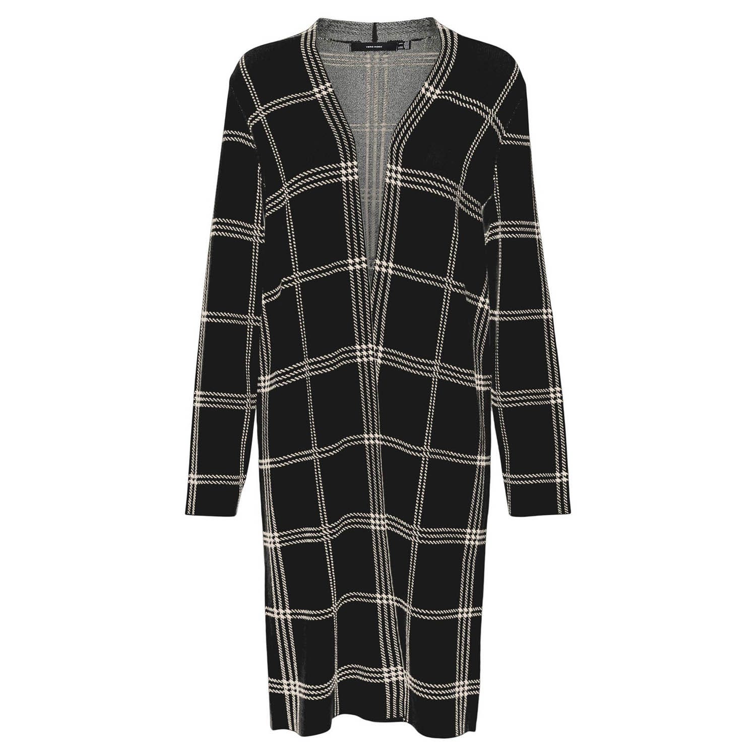 VERO MODA VMGOLD NEEDLE LS LONG OPEN COATIGAN Dames Vest - Maat M