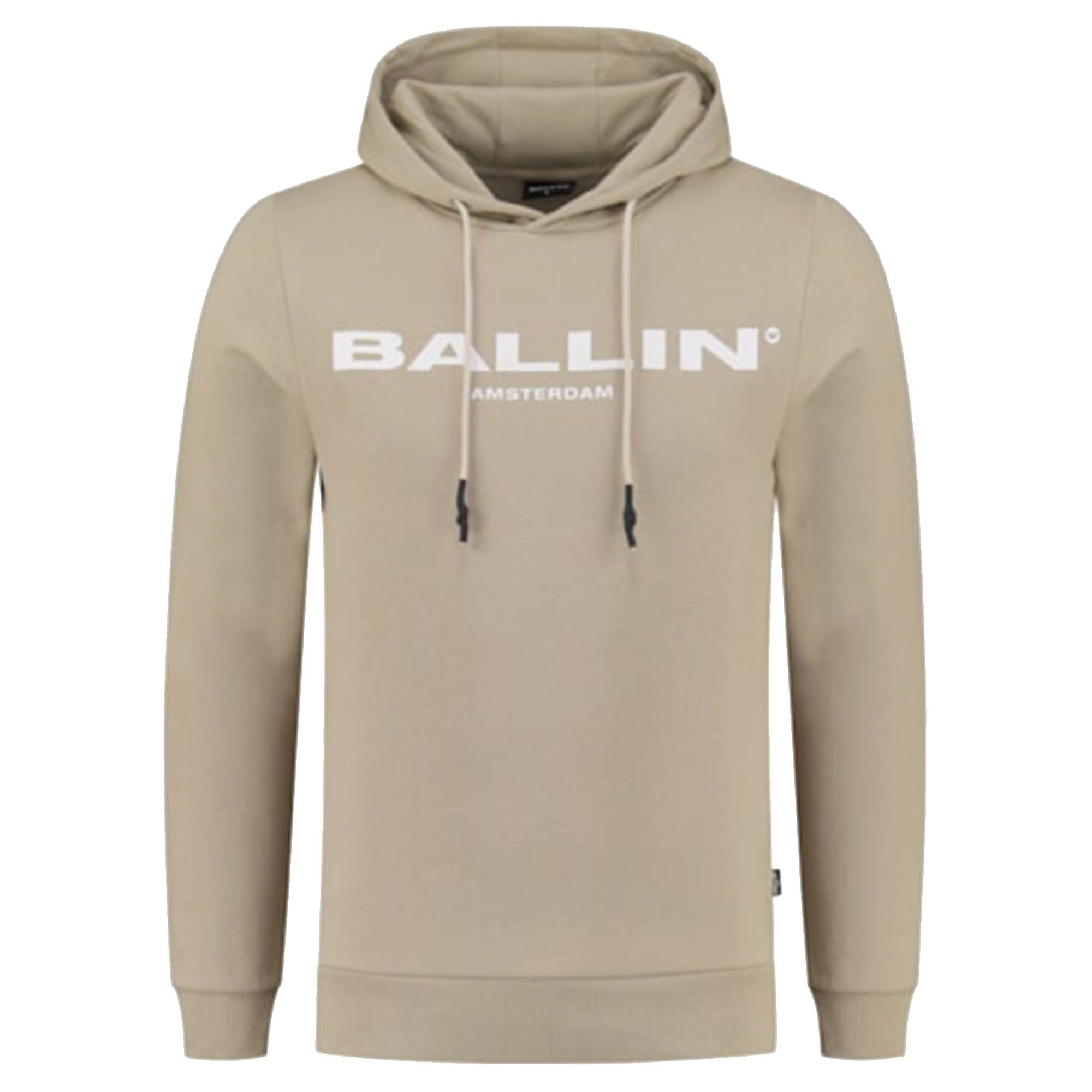 Ballin Amsterdam -  Heren Slim Fit  Original Hoodie  - Bruin - Maat XL