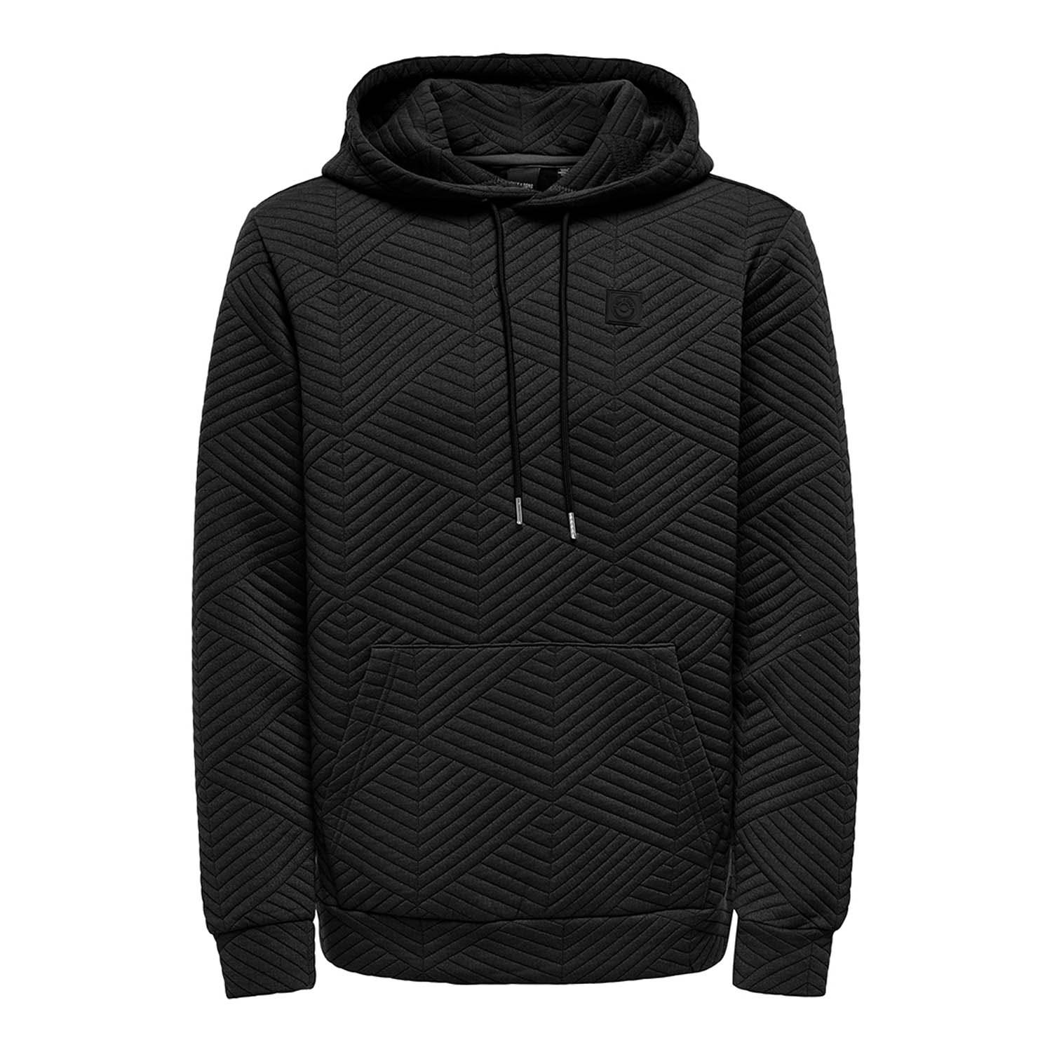 Only & Sons Kyle Regular Quilted Hoodie Heren