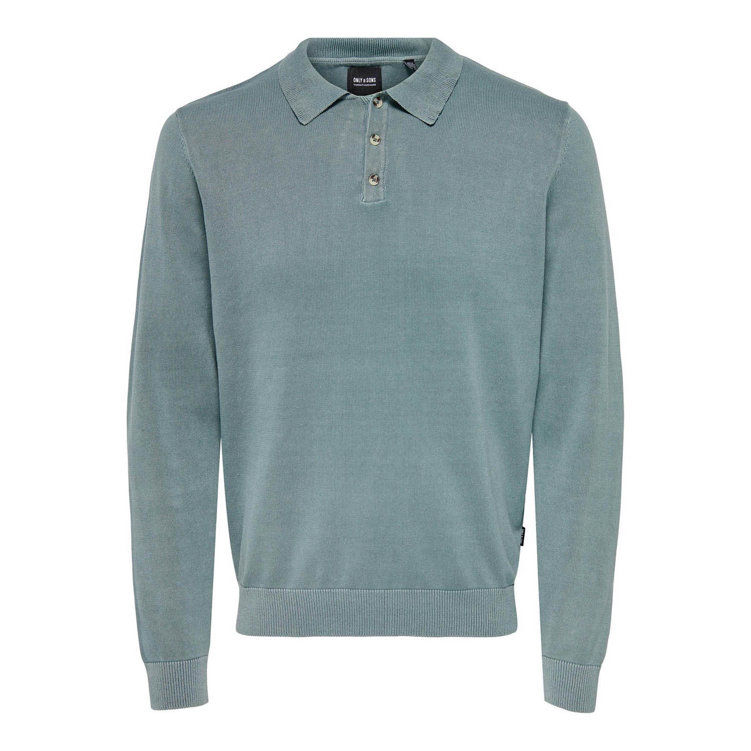 ONLY & SONS ONSMASON REG 12 WASH POLO KNIT Heren Trui - Maat L