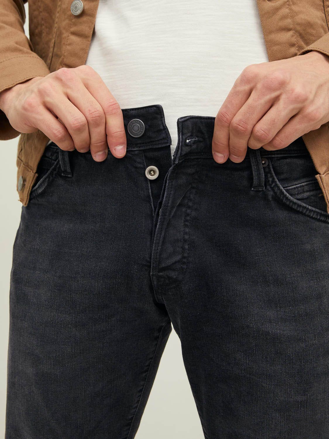 Slim fit jeans met stretch, model 'Glenn'