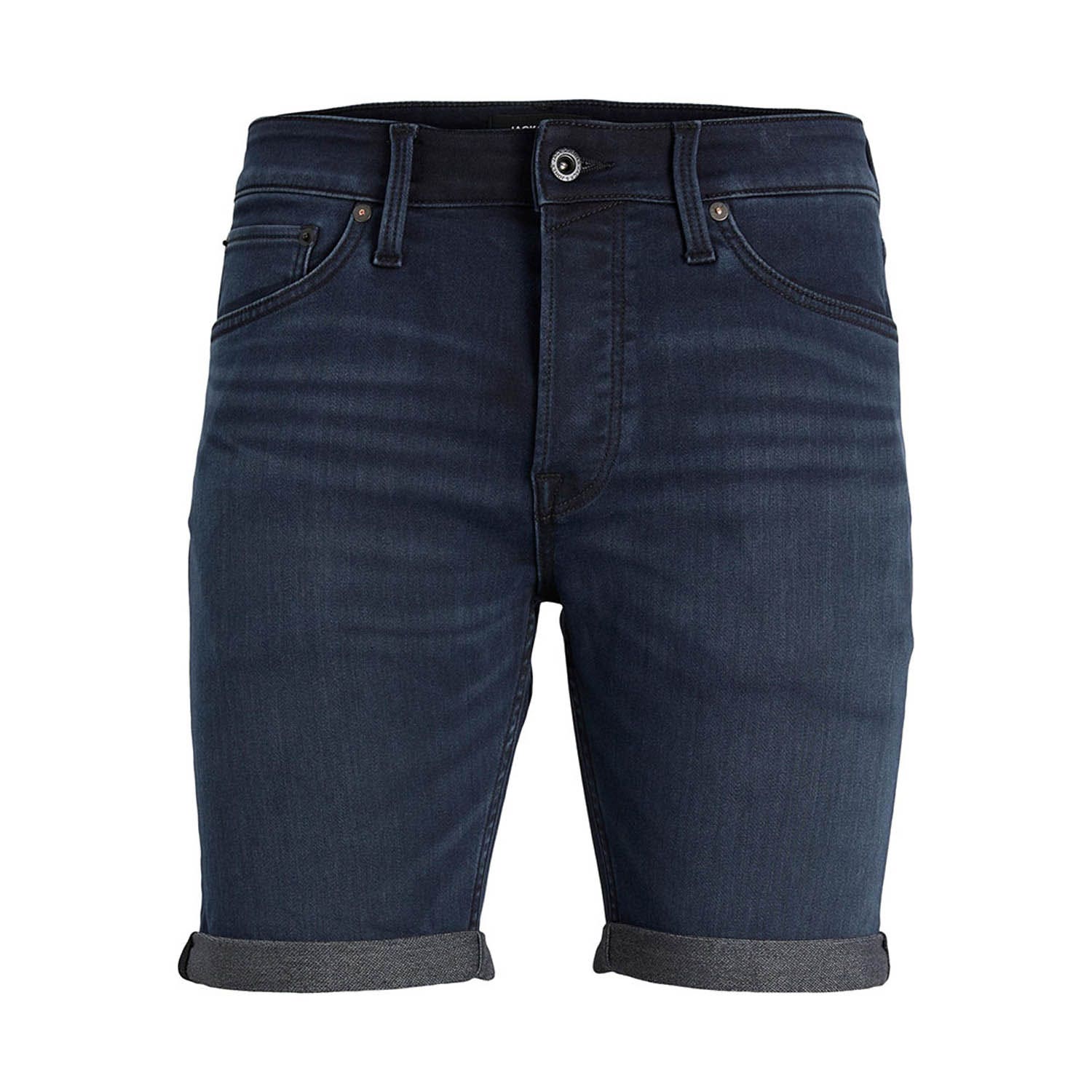 Jack & Jones Broek Jjirick Jjicon Shorts Ge 604 I.k Sn 12223678 Blue Denim Mannen Maat - XL