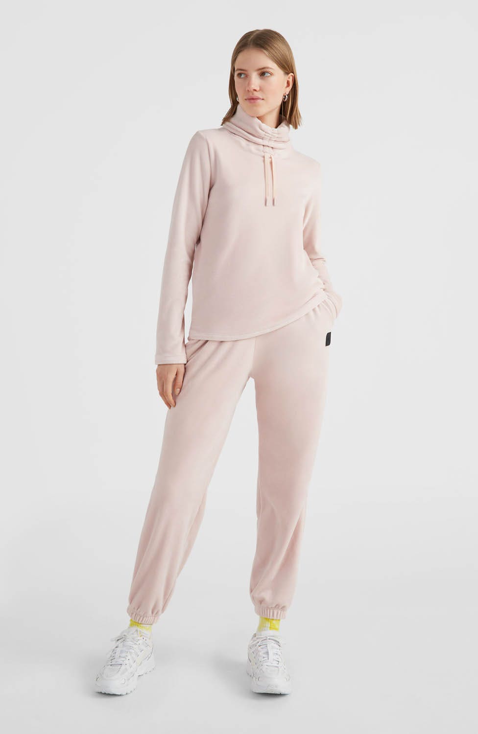 O'Neill Fleeces Women CLIME PLUS FLEECE Peach Whip M - Peach Whip 95% Gerecycled Polyester, 5% Elastaan