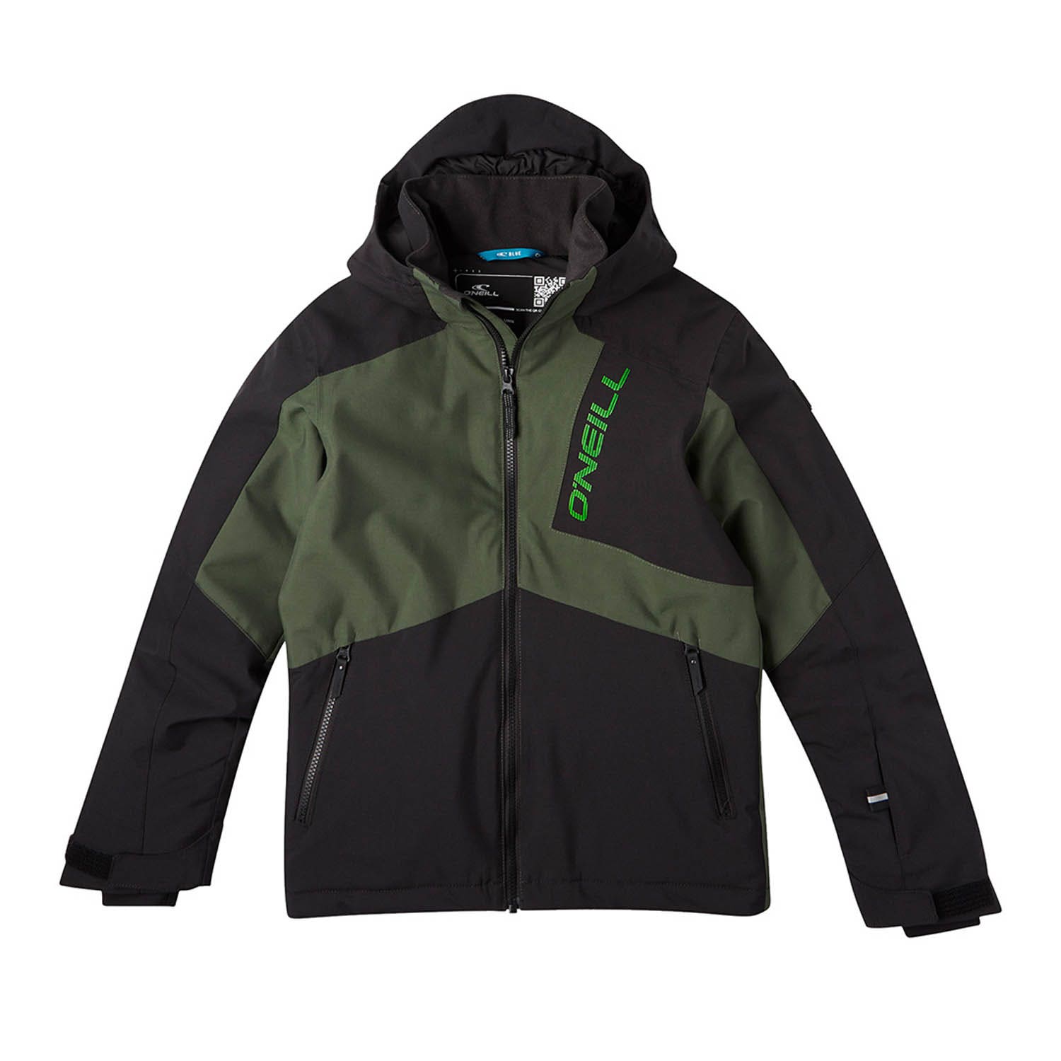 O'Neill Jas Boys HAMMER JACKET Forest Night Colour Block 140 - Forest Night Colour Block 55% Polyester, 45% Gerecycled Polyester