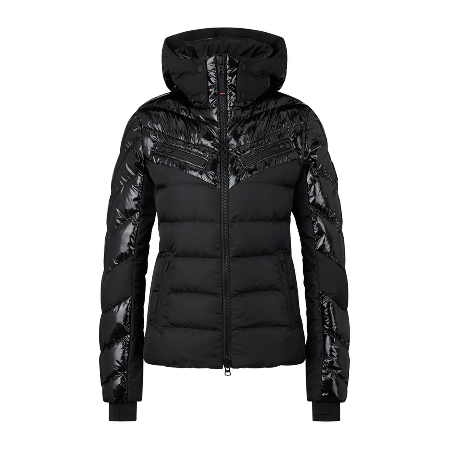 Fire + Ice Farina3 Women Ski Jacket Glossy - Wintersportjas Voor Dames - Zwart - 40