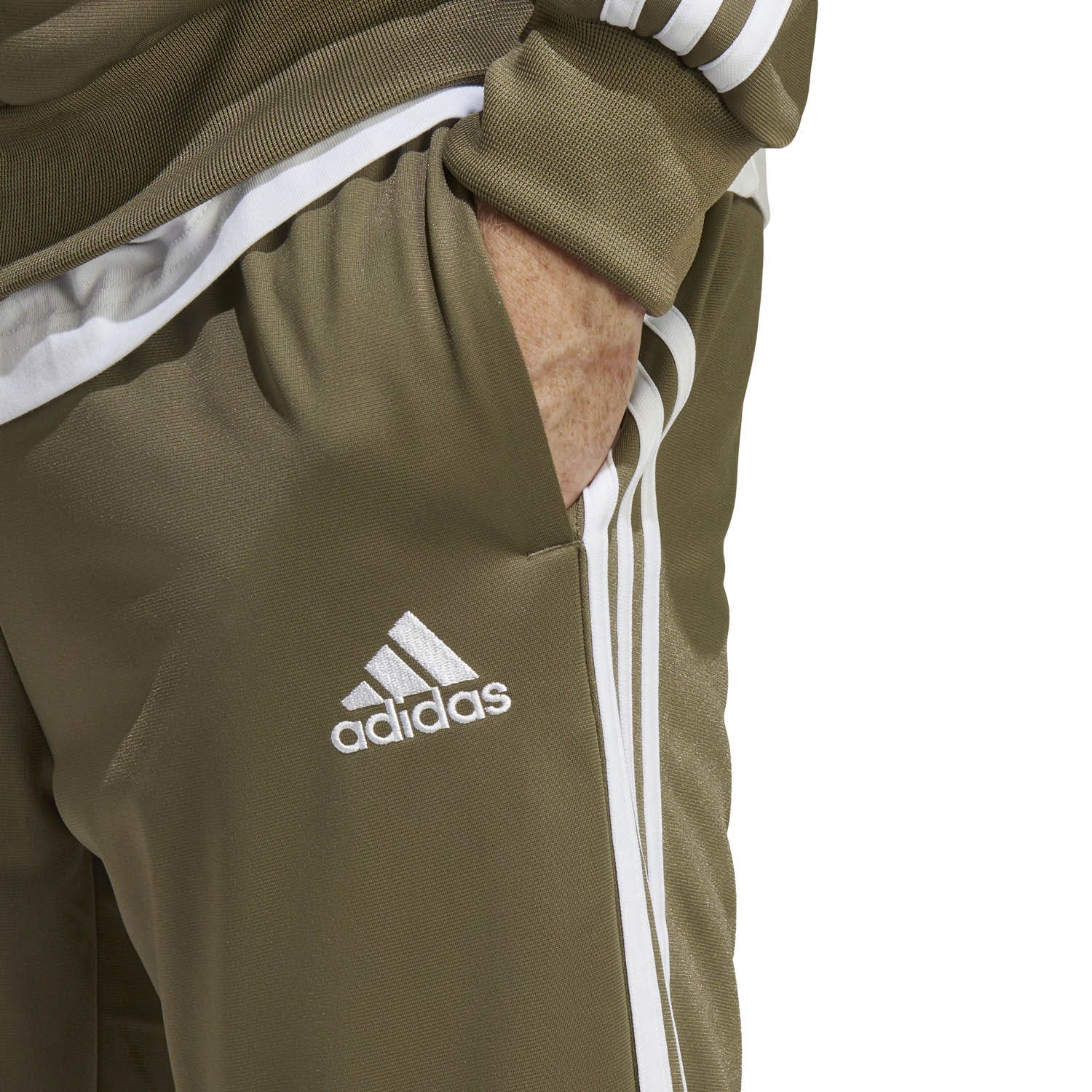 Adidas Basic 3-Stripes Tricot - Heren Tracksuits