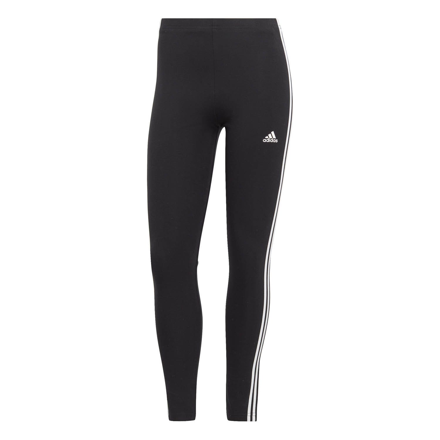 adidas Sportswear Essentials 3-Stripes High-Waisted Single Jersey Legging - Dames - Zwart - XL