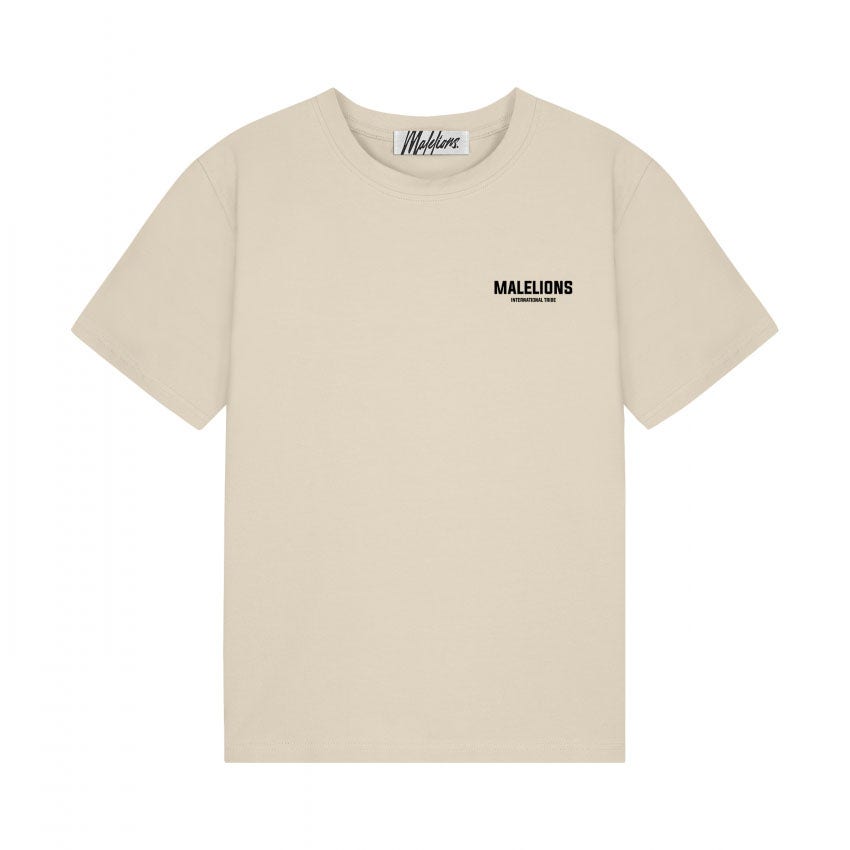 Malelions Tribe T-Shirt Dames Beige