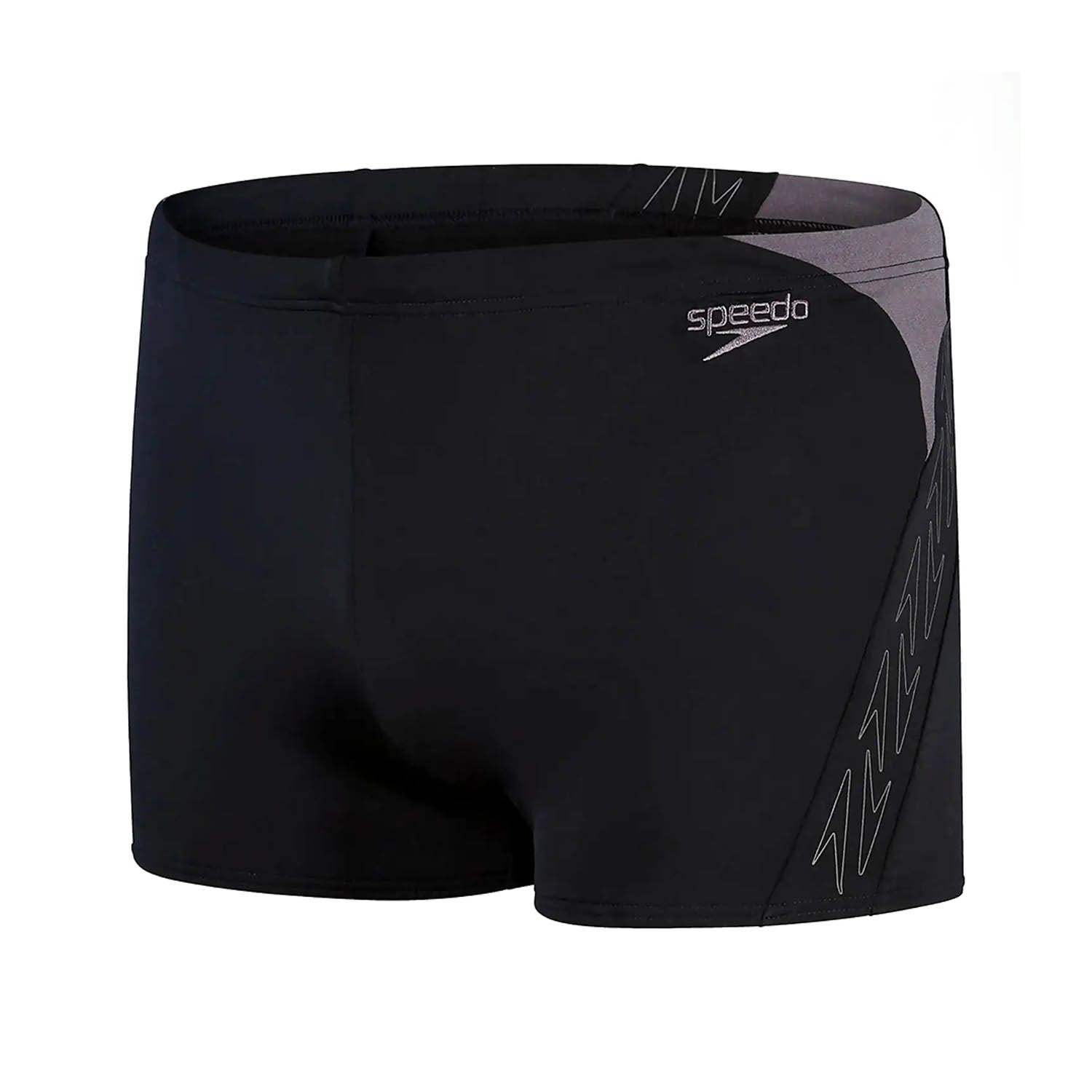 Speedo Hyper Boom Splice Aquashort Heren - Zwart / Grijs - maat 7