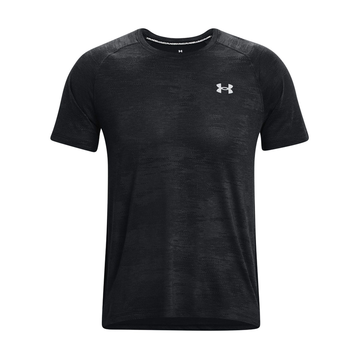 Under Armour Streaker Speedcamo T-shirt Met Korte Mouwen Zwart L Man
