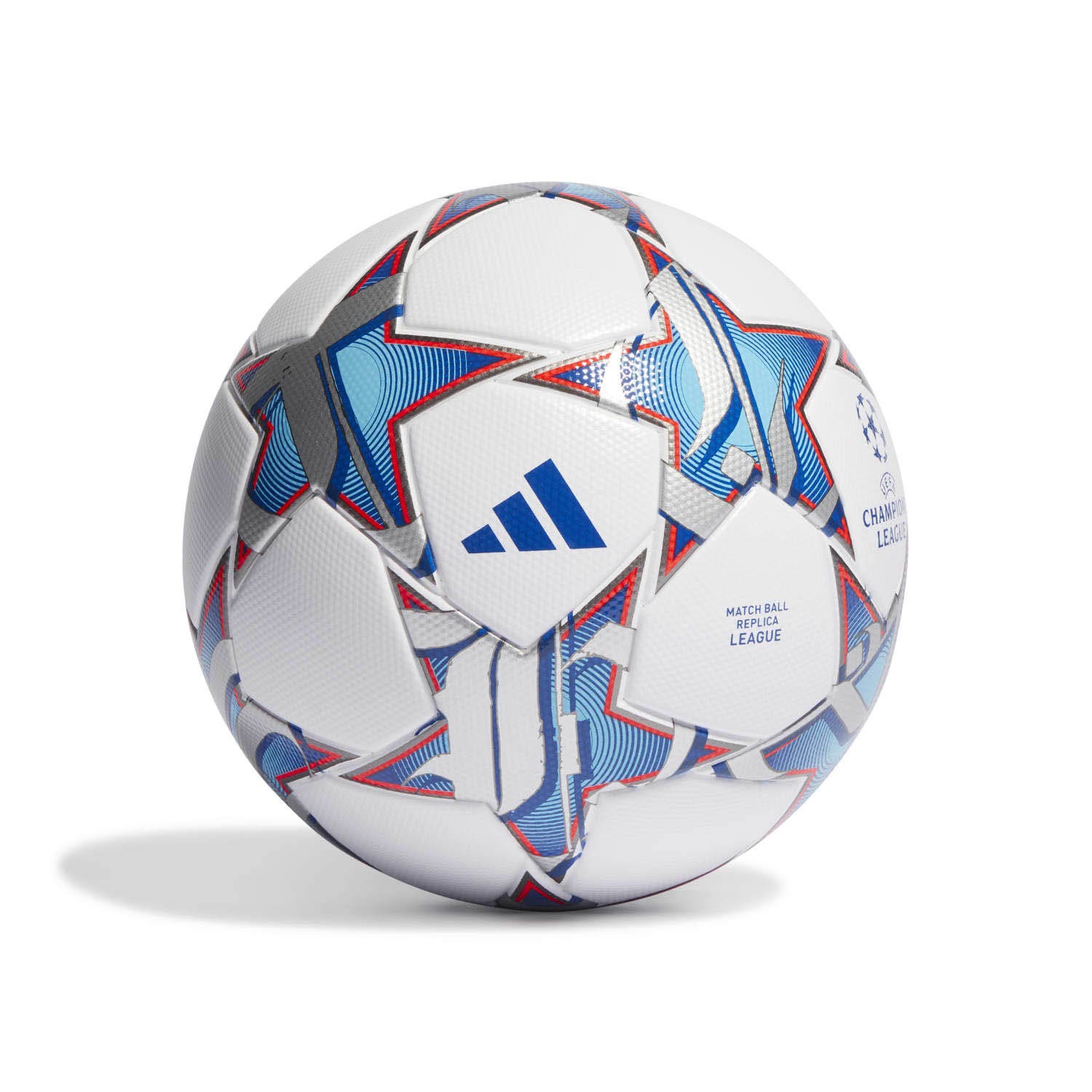 adidas Champions League League Voetbal Maat 5 2023-2024 Wit Zilver Multicolor