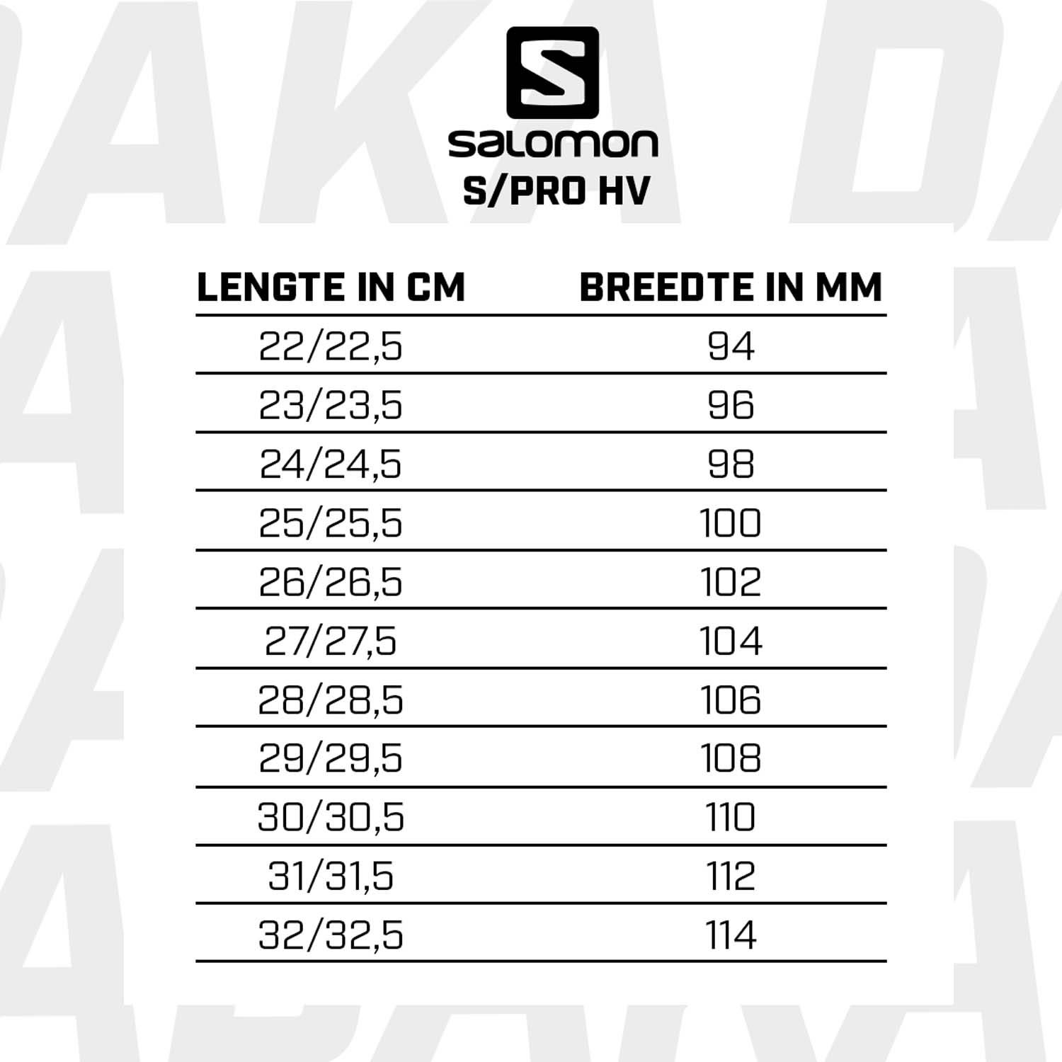Salomon S/Pro Hv 100 GW