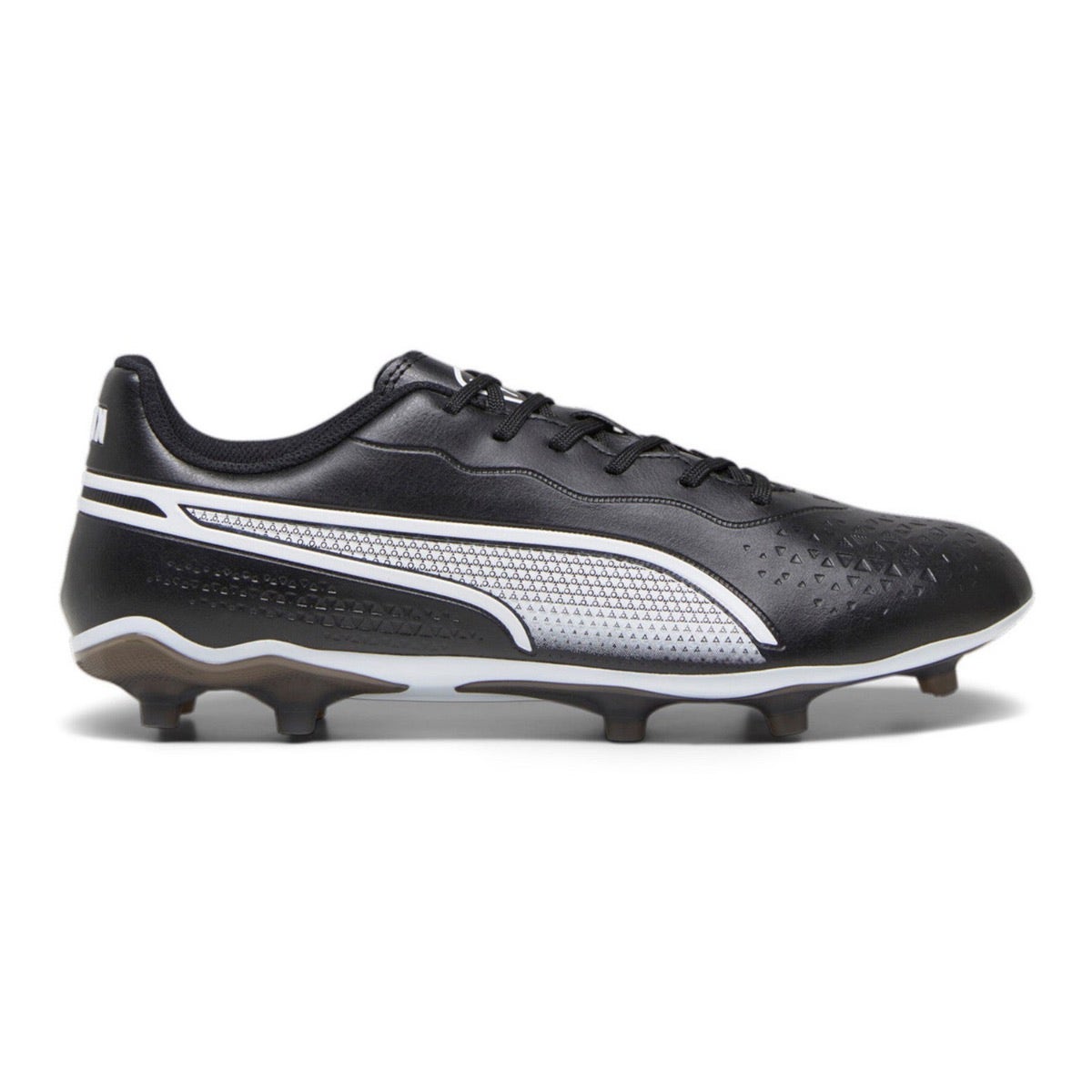 PUMA King Match Gras / Kunstgras Voetbalschoenen (MG) Zwart Wit