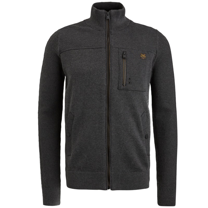 Pme Legend Half Zip Collar Cotton Knit