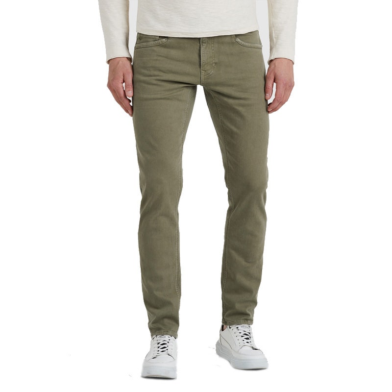 Tailwheel slim fit broek van colored denim