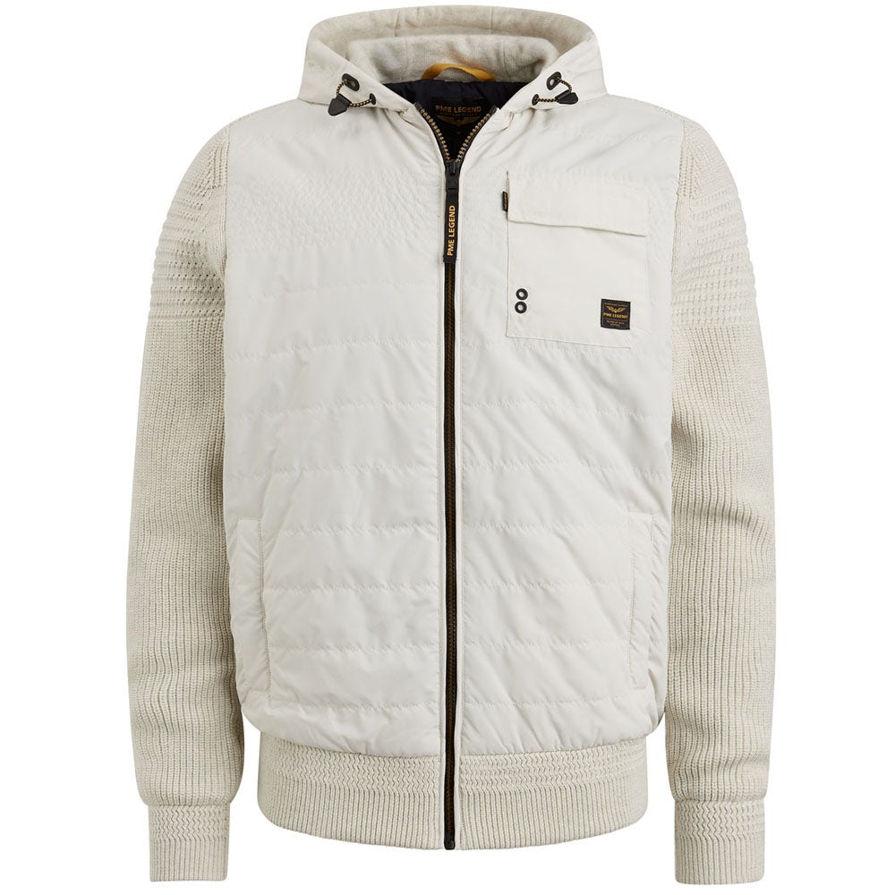 Hybrid jacket met capuchon