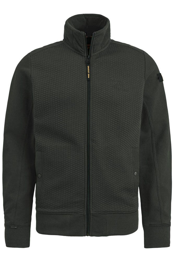 Sweat jacket met ritssluiting
