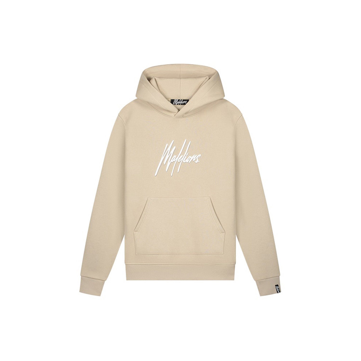 Malelions Duo Essentials Hoodie Heren Beige - Maat: S