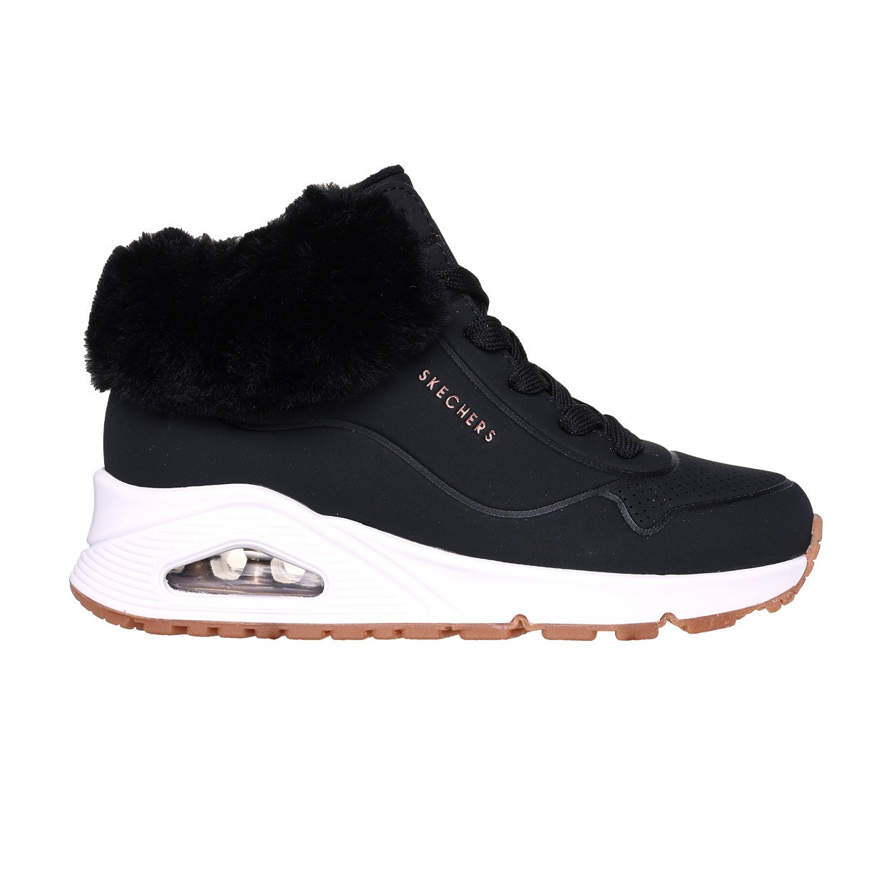 Skechers Uno - Fall Air 310539L-BLK, voor meisje, Zwart, Laarzen, maat: 34