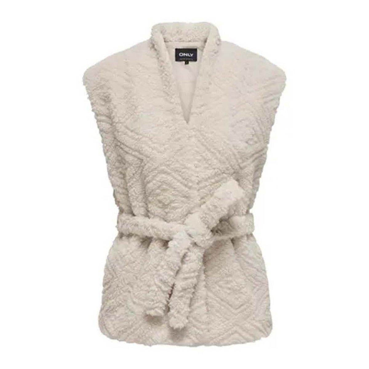 Only Vest Onlisabella Teddy Waistcoat Cs Otw 15317687 Pumice Stone Dames Maat - M