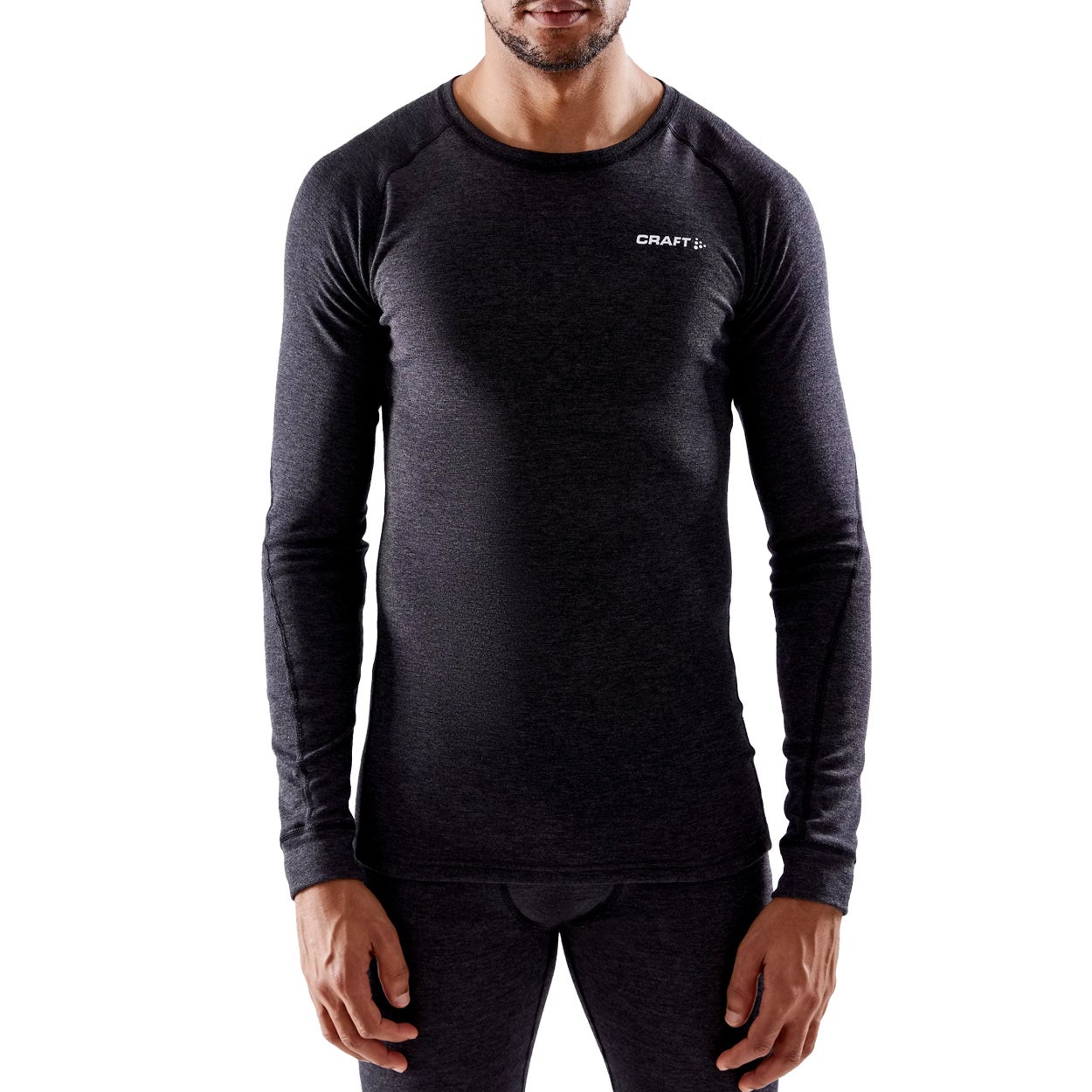 Craft - Core Wool Merino LS Tee - Thermoshirt - Heren - Zwart - L