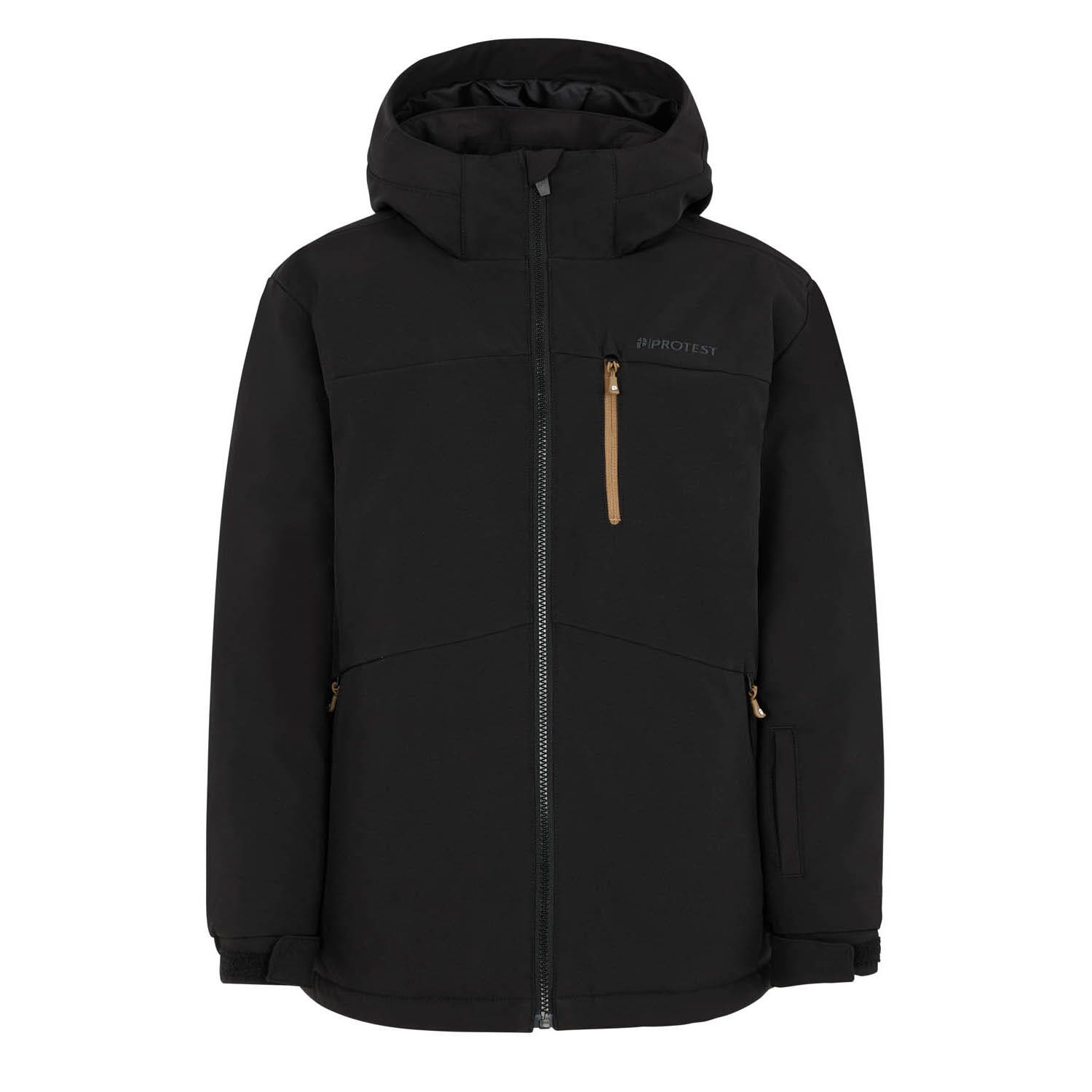Protest softshell ski-jack PRTBALOE JR zwart Skijack 140