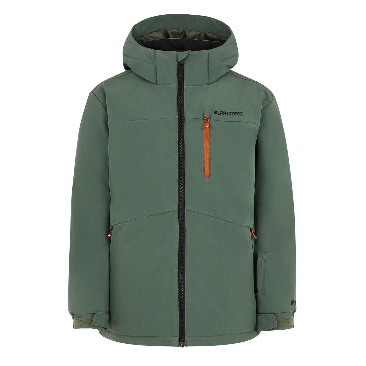 Protest softshell ski-jack PRTBALOE JR groen Skijack Effen 152