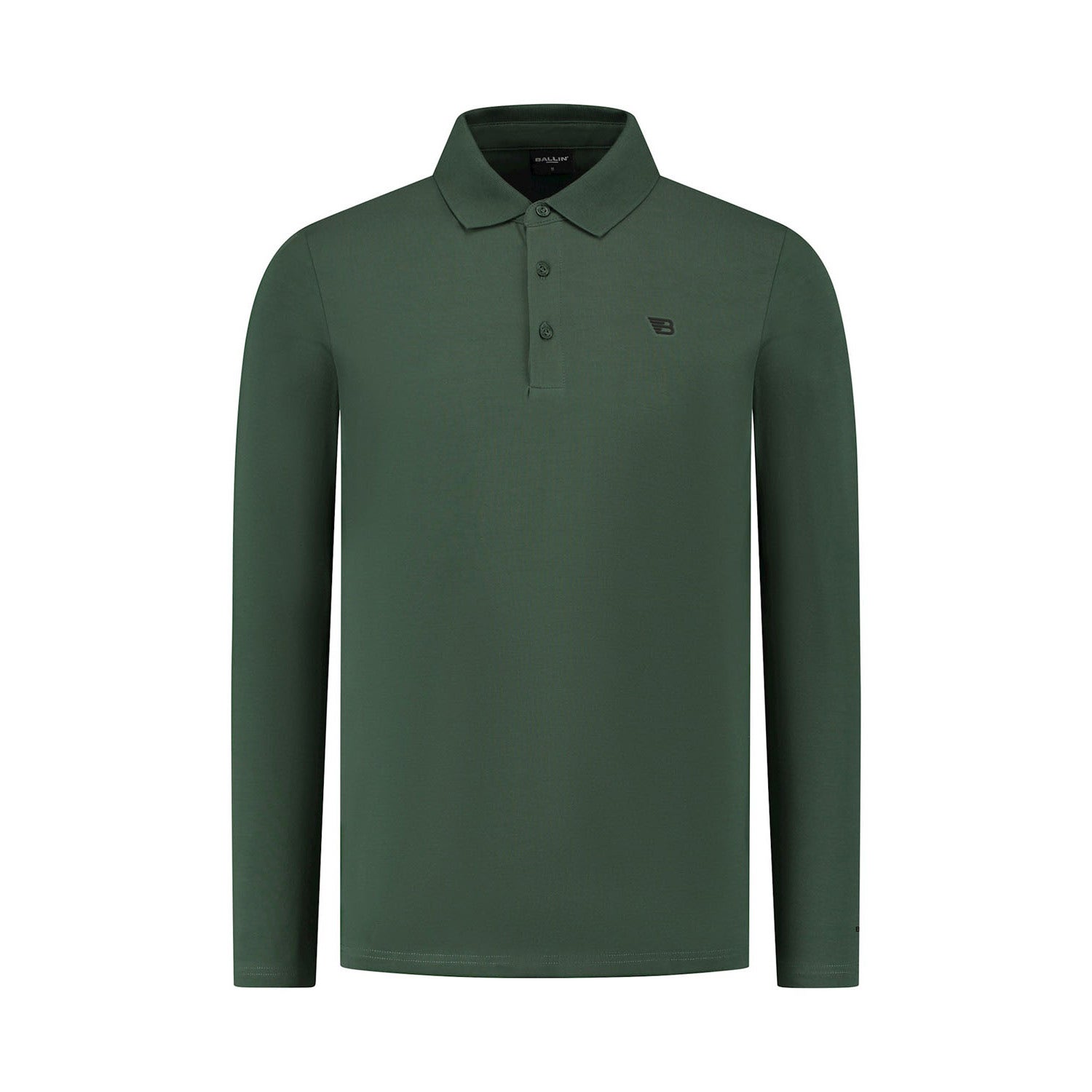 Ballin Amsterdam - Heren Slim Fit Polo - Groen - Maat M