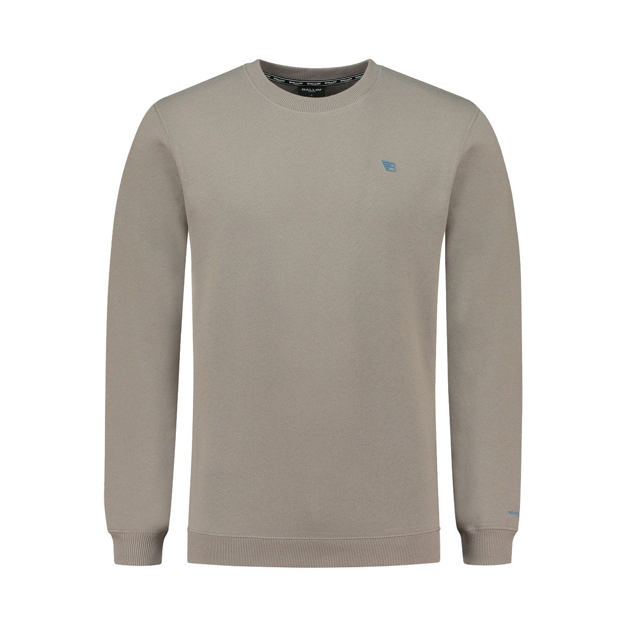 Ballin Amsterdam - Heren Regular Fit Original Sweater - Bruin - Maat XL