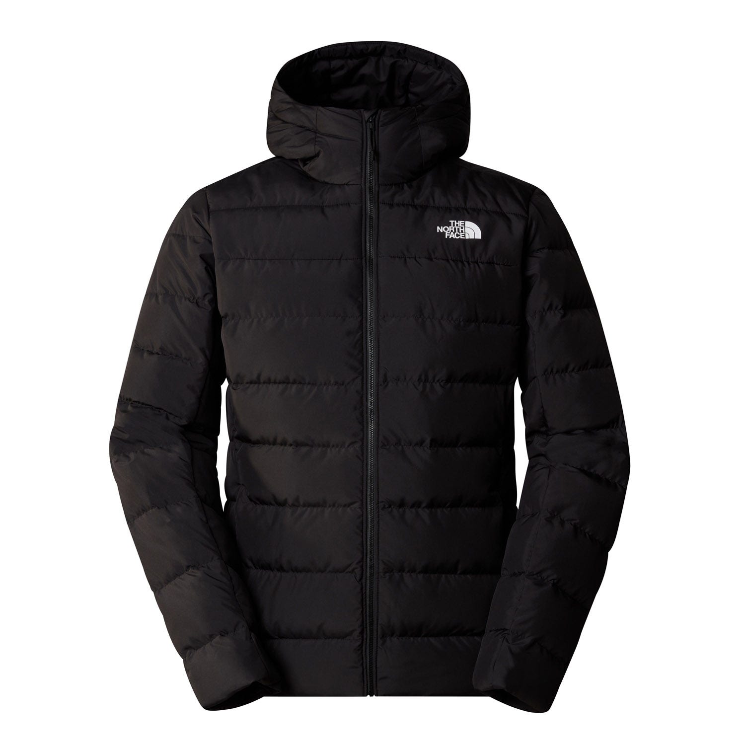 The North Face Lichtgewicht gewatteerde jas met capuchon Black Heren