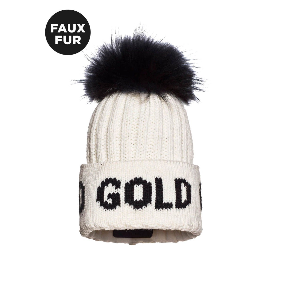 Goldbergh Hodd Beanie Faux Pom