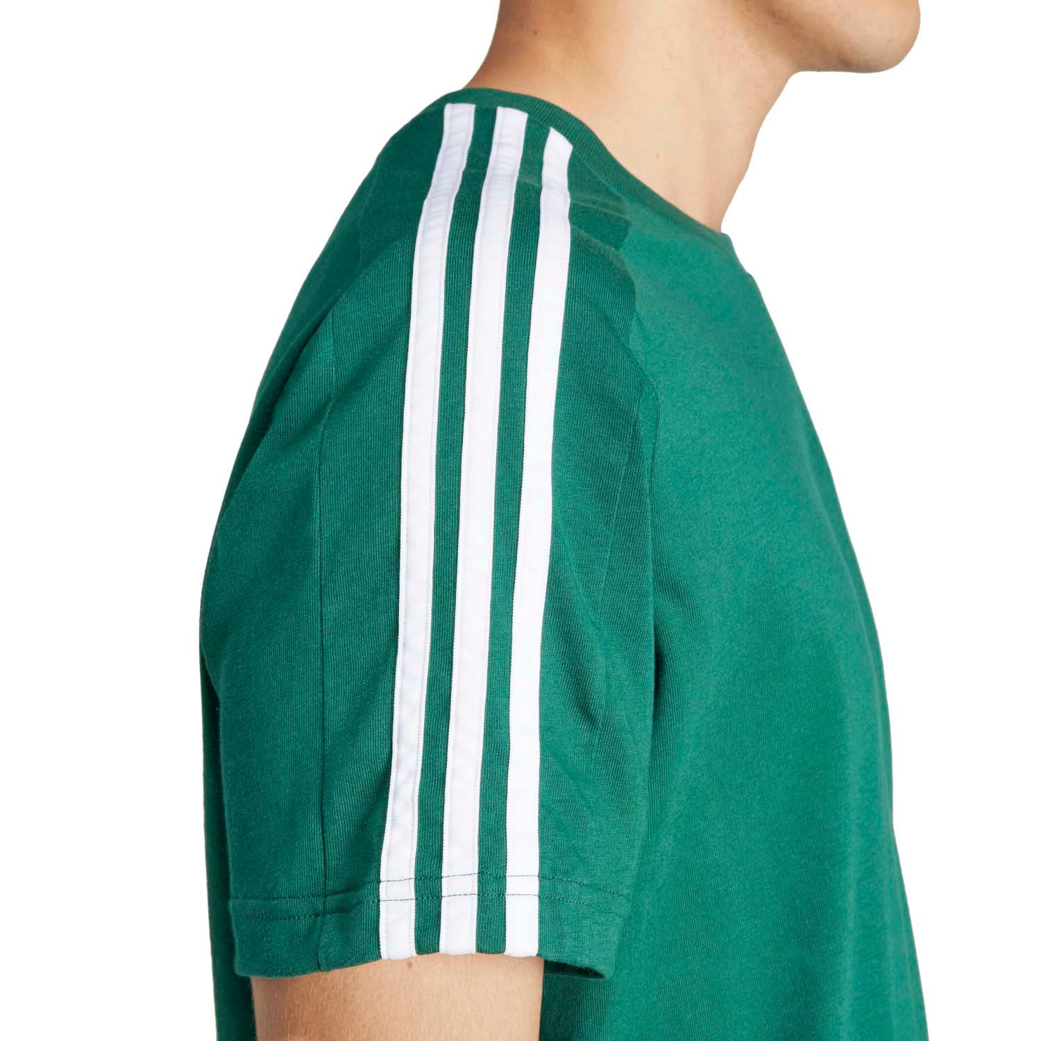 adidas Sportswear Essentials Single Jersey 3-Stripes T-shirt - Heren - Groen- L