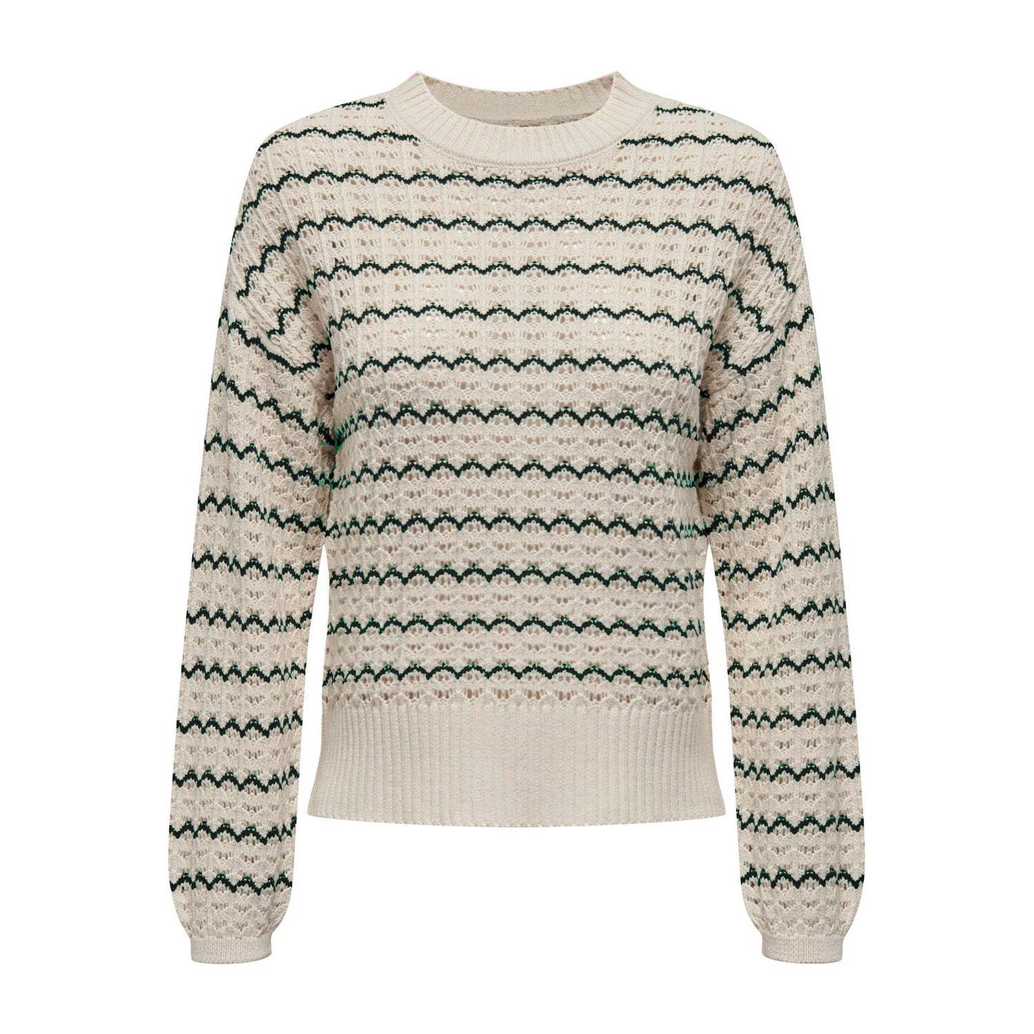 ONLY ONLASA LS O-NECK CC CS KNT Dames Trui - Maat L