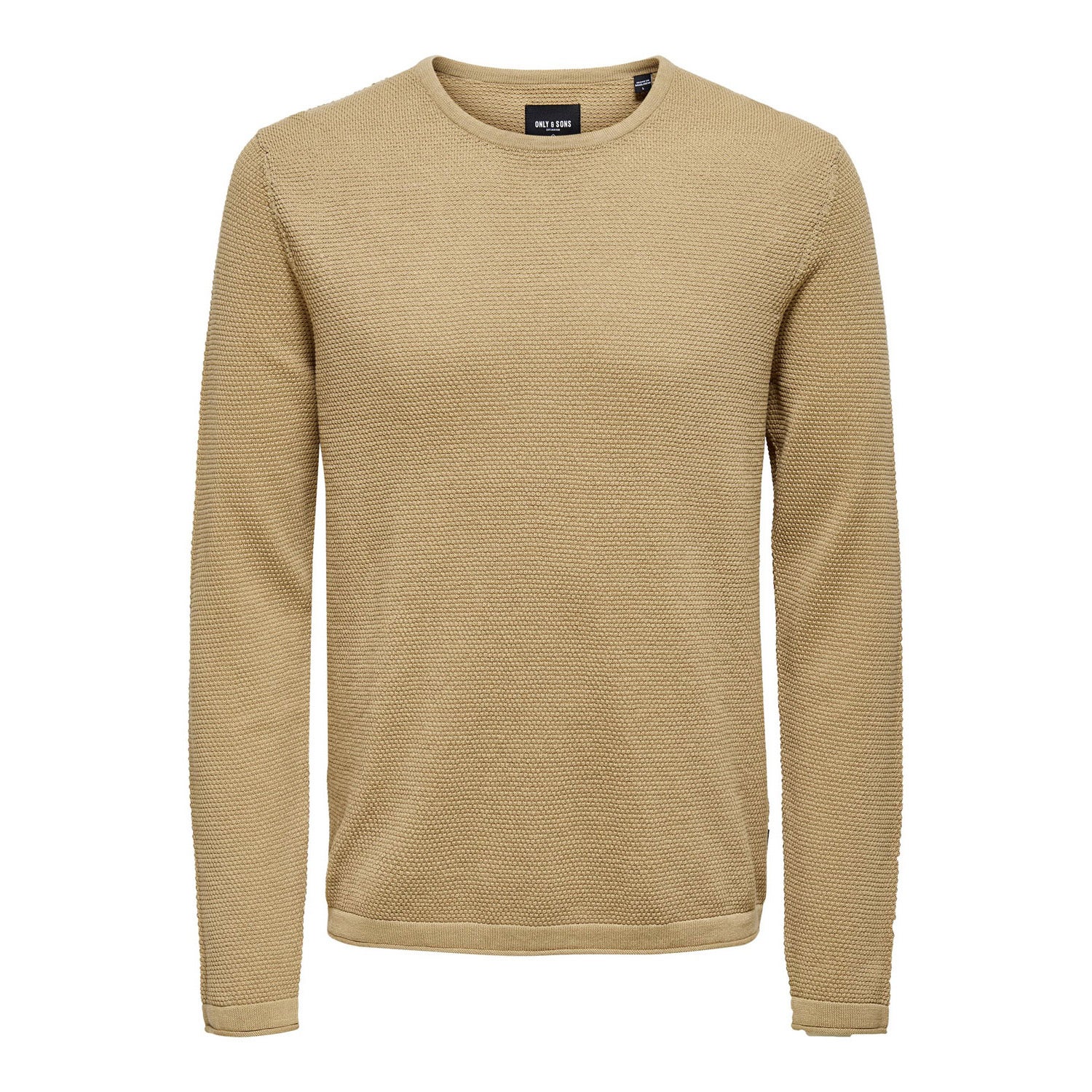 ONLY & SONS Trui met ronde hals ONSPANTER REG 12 STRUC CREW KNIT NOOS