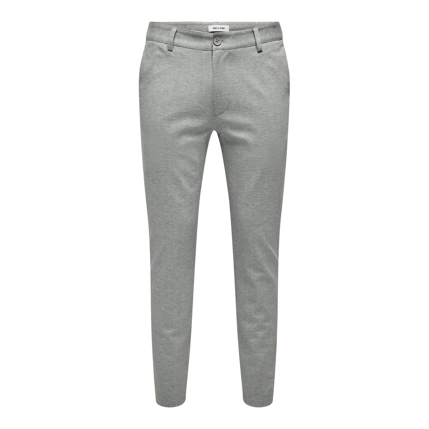 Only & Sons Slim fit stoffen broek met riemlussen model 'MARK'