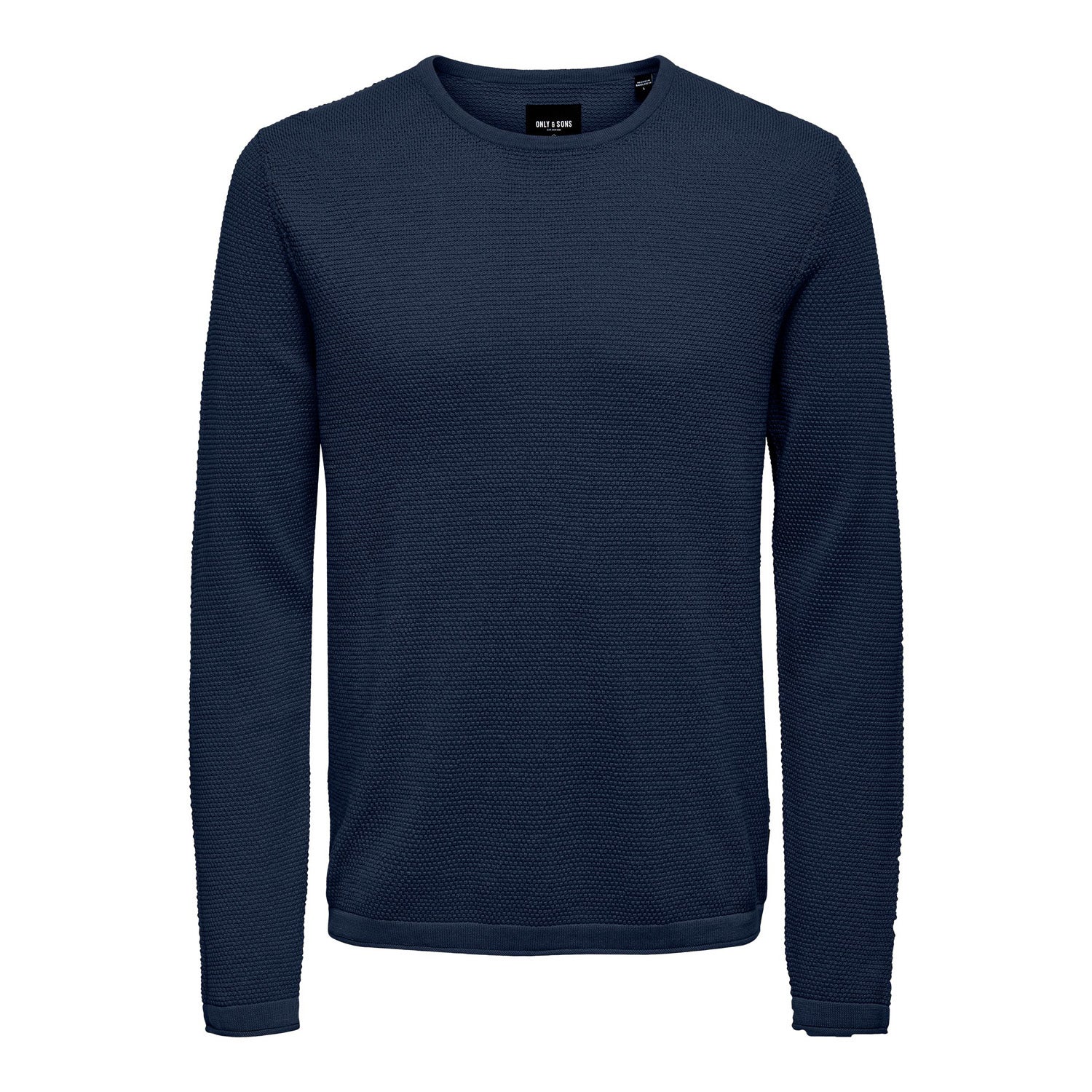 Gebreide pullover met ronde hals